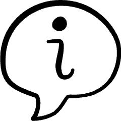 Messages Bubble Information Icon from Freehand Set