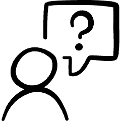 Messages People Person Bubble Question Icon from Freehand Set