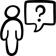 Messages People User Question Icon from Freehand Set