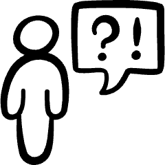 Messages People User Question Exclamation Icon from Freehand Set
