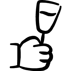 Emoji Hand Cheers Icon from Freehand Set