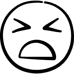 Smiley Bad Icon from Freehand Set