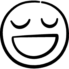 Smiley Blessed Icon from Freehand Set