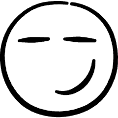 Smiley Cheeky Icon from Freehand Set