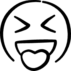 Smiley Crazy Tongue Icon from Freehand Set