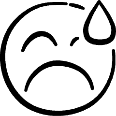 Smiley Crying Icon from Freehand Set