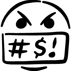 Smiley Decode Icon from Freehand Set
