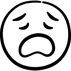 Smiley Devastated 1 Icon from Freehand Set