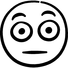 Smiley Hypnotized Icon from Freehand Set