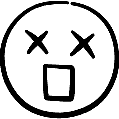 Smiley Shook Icon from Freehand Set