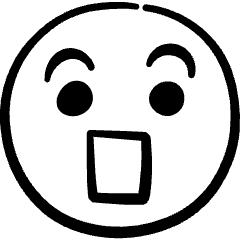 Smiley Shout Icon from Freehand Set