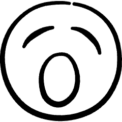 Smiley Yawn Icon from Freehand Set