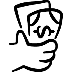 Cash Payment Bills Icon from Freehand Set