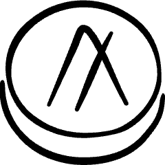 Crypto Currency Algorand Icon from Freehand Set