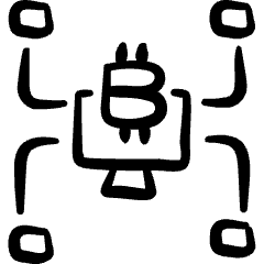 Crypto Currency Bitcoin Monitor Mining 1 Icon from Freehand Set