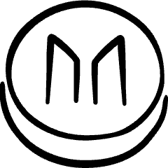 Crypto Currency Maker Icon from Freehand Set