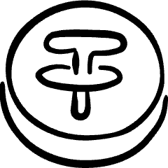 Crypto Currency Tether Icon from Freehand Set