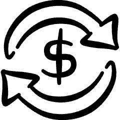 Currency Dollar Exchange 1 Icon from Freehand Set