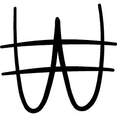 Currency Won Symbol Icon from Freehand Set