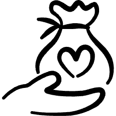 Donation Charity Donate Bag Hand Icon from Freehand Set