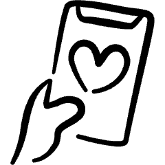 Donation Charity Online Donate Icon from Freehand Set