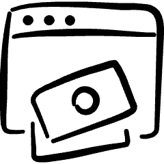 Modern Payment Cash App Icon from Freehand Set