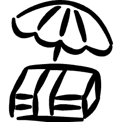 Money Bill Protect Umbrella Icon from Freehand Set