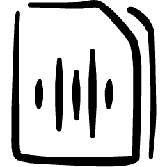 Audio File Equalizer 1 Icon from Freehand Set