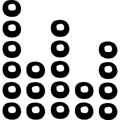 Equalizer Circle Graph Icon from Freehand Set
