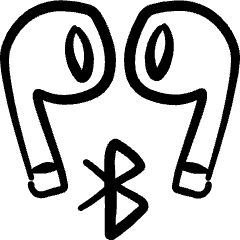 Earpods Bluetooth 2 Icon from Freehand Set