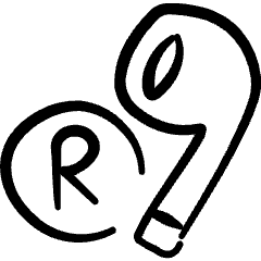 Earpods Right Icon from Freehand Set
