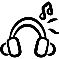 Headphones Icon from Freehand Set