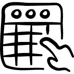 Modern Music Mix Touch Icon from Freehand Set