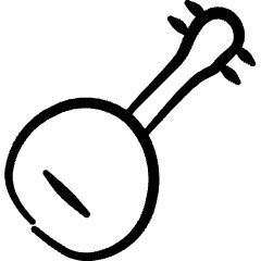 Instrument Banjo Icon from Freehand Set