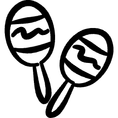 Instrument Maracas Icon from Freehand Set