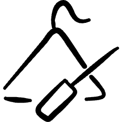 Instrument Triangle Icon from Freehand Set