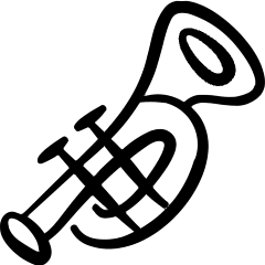 Instrument Trumpet 1 Icon from Freehand Set