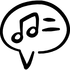 Music Note Bubble 2 Icon from Freehand Set