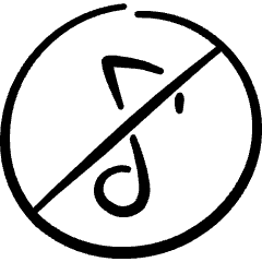 Music Note Circle Block 1 Icon from Freehand Set