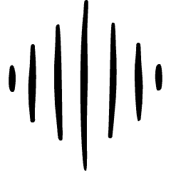 Music Sound Icon from Freehand Set
