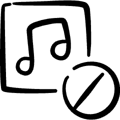 Playlist Disable Icon from Freehand Set