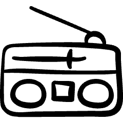 Radio Antenna 2 Icon from Freehand Set