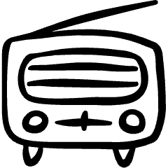 Radio Antenna Icon from Freehand Set