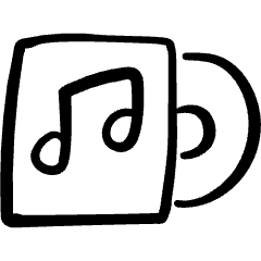 Vinyl Record Album Icon from Freehand Set