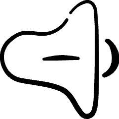 Volume Control Down Icon from Freehand Set