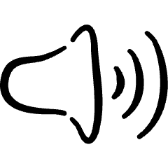 Volume Control Full Icon from Freehand Set