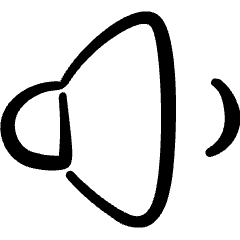 Volume Control Low 1 Icon from Freehand Set