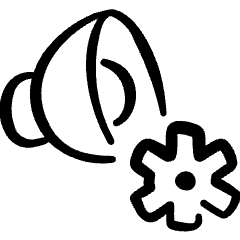 Volume Control Settings 1 Icon from Freehand Set