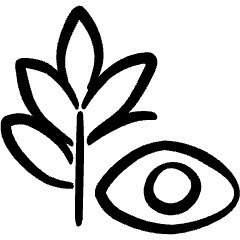 Farming Plant Monitoring View Icon from Freehand Set