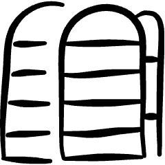 Farming Silos Icon from Freehand Set